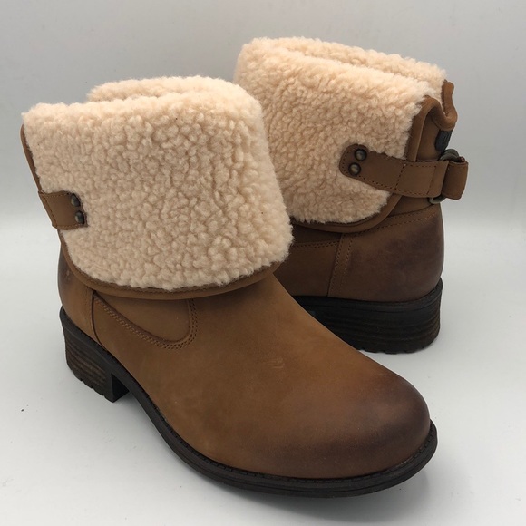 Ugg Aldon Chestnut Short Cuff Leather 